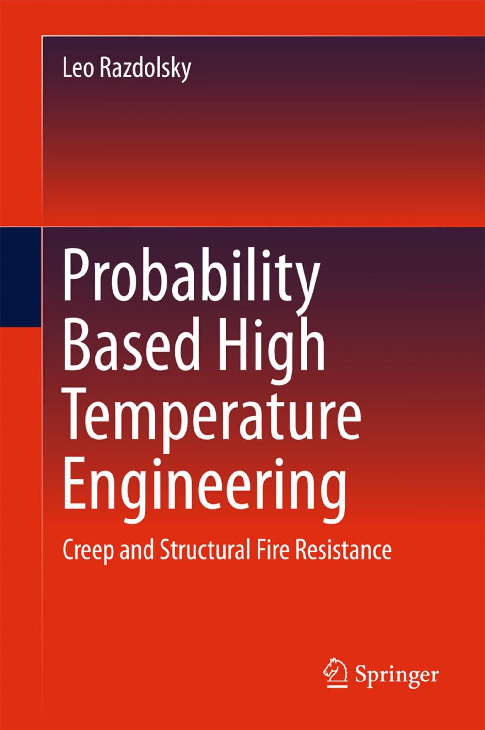 Big bigCover of Probability Based High Temperature Engineering