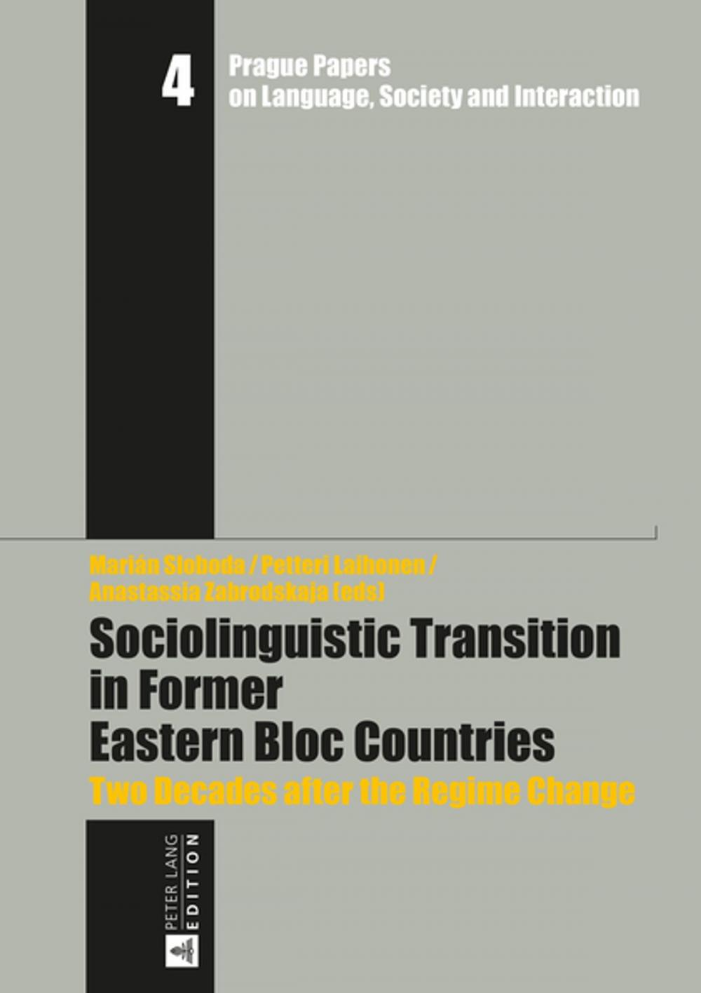 Big bigCover of Sociolinguistic Transition in Former Eastern Bloc Countries