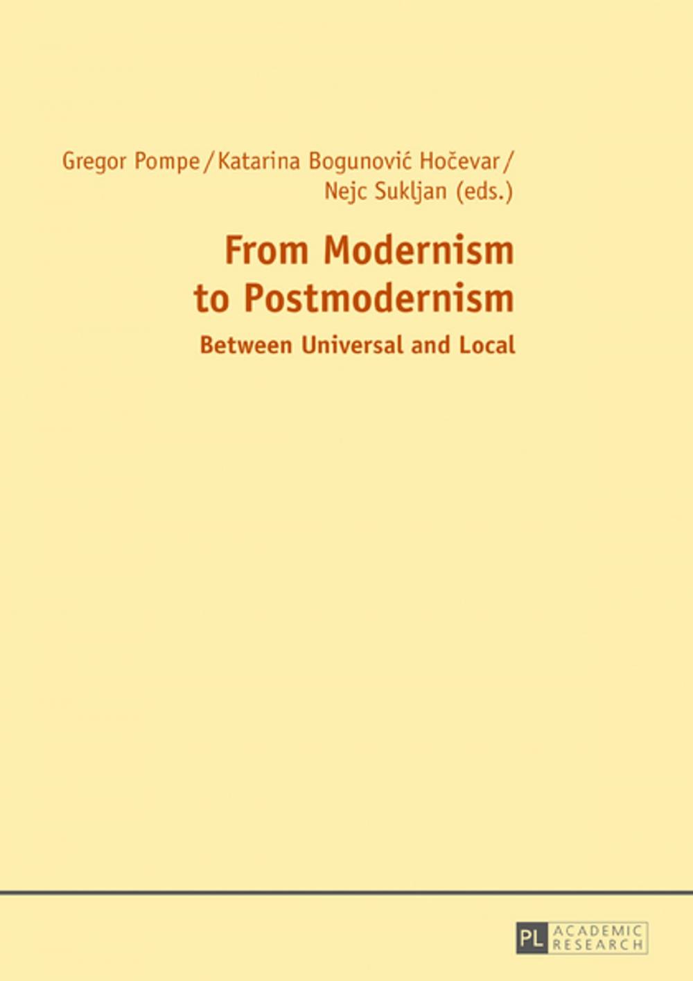 Big bigCover of From Modernism to Postmodernism