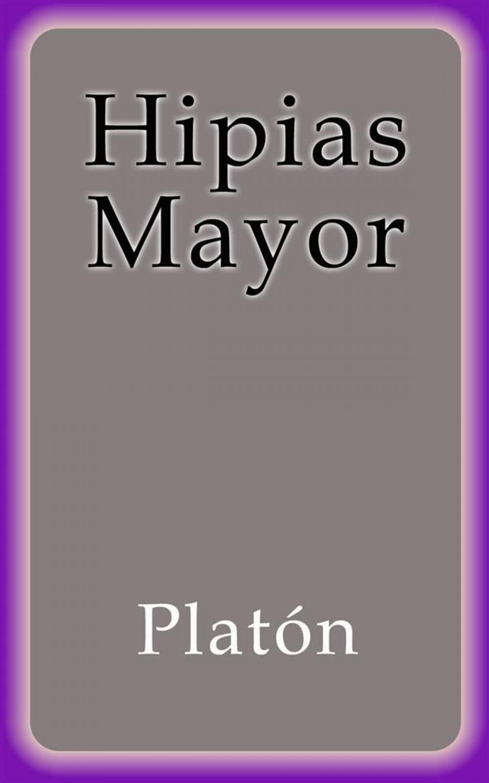 Big bigCover of Hipias Mayor