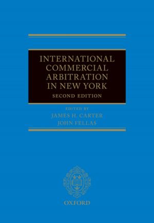 Cover of the book International Commercial Arbitration in New York by James Nott