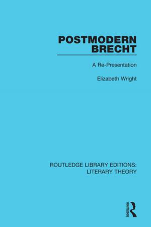 Cover of the book Postmodern Brecht by Steve Church, Skip Pizzi
