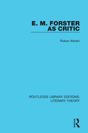 Cover of the book E. M. Forster as Critic by Jack Zipes