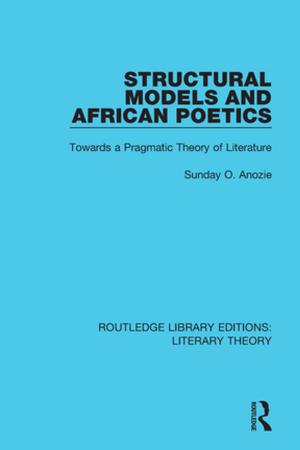 Cover of the book Structural Models and African Poetics by Patti Clayton Becker