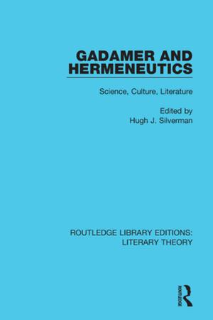 Cover of the book Gadamer and Hermeneutics by Theopisti Stylianou-Lambert, Alexandra Bounia