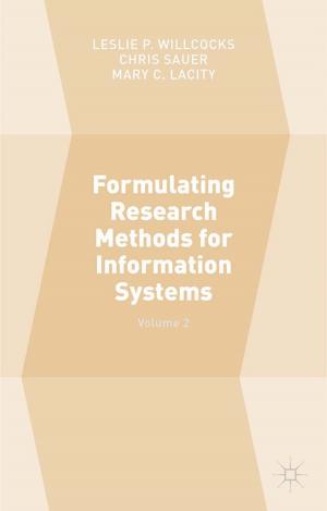 Cover of the book Formulating Research Methods for Information Systems by P. Iosifidis
