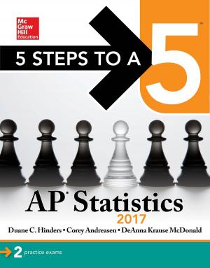 Cover of the book 5 Steps to a 5 AP Statistics 2017 by Mary McGuire-Wien, Jill Stern