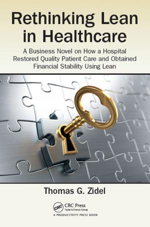 Cover of the book Rethinking Lean in Healthcare by Christine Moulder