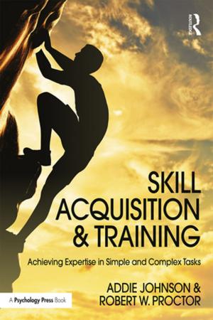 Cover of the book Skill Acquisition and Training by 