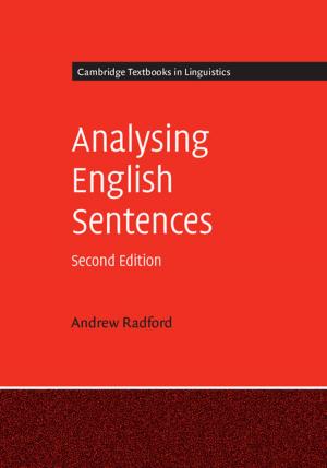 Book cover of Analysing English Sentences