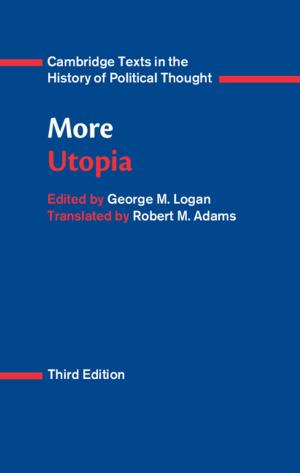 Cover of the book More: Utopia by Christopher M. Filley