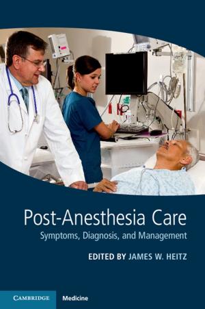 Cover of the book Post-Anesthesia Care by Frank de Jong, Barbara Rindi