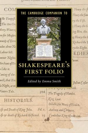 Cover of the book The Cambridge Companion to Shakespeare's First Folio by Daniel Patrick Morgan