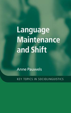 Book cover of Language Maintenance and Shift