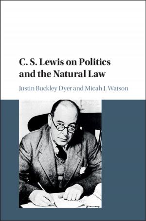 Book cover of C. S. Lewis on Politics and the Natural Law