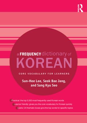 Cover of the book A Frequency Dictionary of Korean by John L. Andreassi