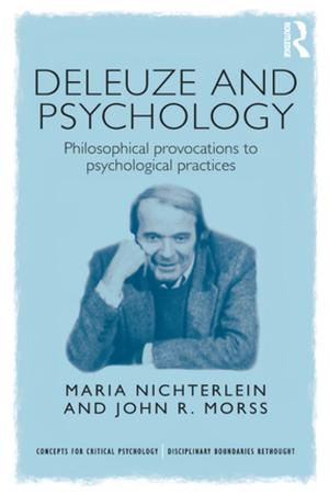 Cover of the book Deleuze and Psychology by Javier Muñoz-Basols, Marianne David, Olga Núñez Piñeiro