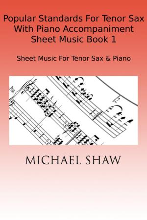 Cover of Popular Standards For Tenor Sax With Piano Accompaniment Sheet Music Book 1