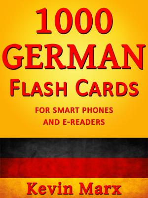 Cover of the book 1000 German Flash Cards by J.P. Williams