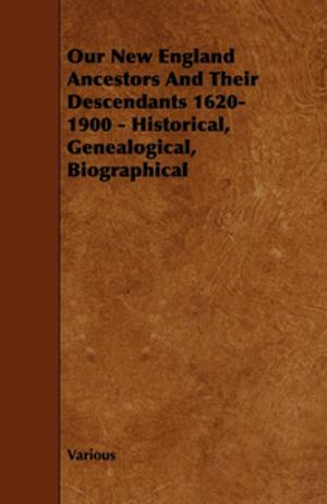 Cover of the book Our New England Ancestors and Their Descendants 1620-1900 - Historical, Genealogical, Biographical by Johann Wolfgang von Goethe