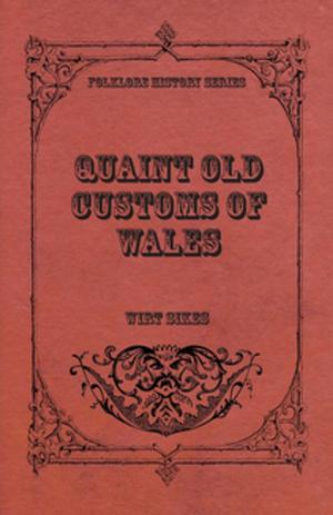 Book cover of Quaint Old Customs Of Wales (Folklore History Series)