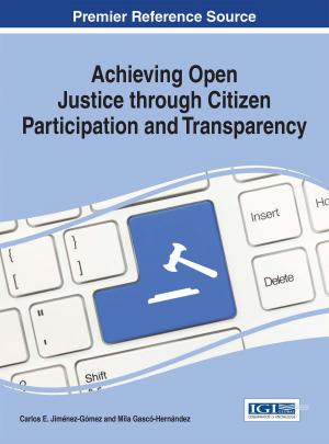 Cover of the book Achieving Open Justice through Citizen Participation and Transparency by Ramona S. McNeal, Susan M. Kunkle, Mary Schmeida