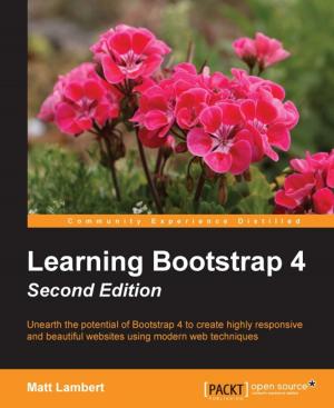 Cover of the book Learning Bootstrap 4 - Second Edition by Jayaram Krishnaswamy