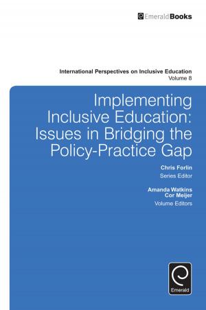 Cover of the book Implementing Inclusive Education by Paul Zarembka