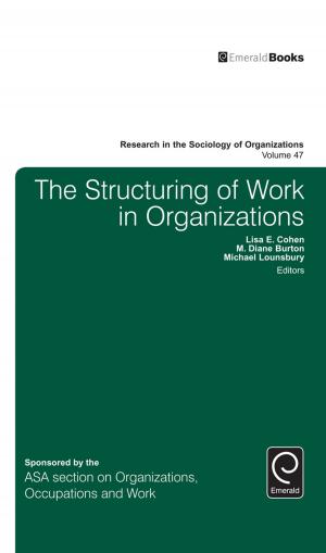 bigCover of the book The Structuring of Work in Organizations by 