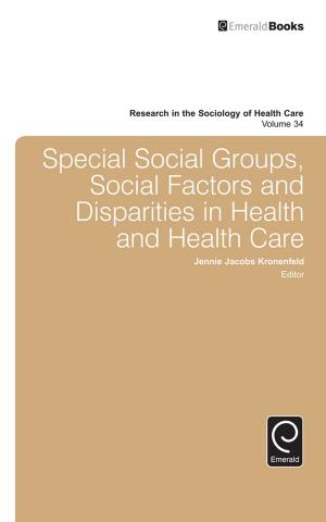 Cover of the book Special Social Groups, Social Factors and Disparities in Health and Health Care by Konstantinos Tatsiramos, Solomon W. Polachek