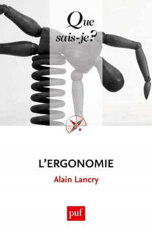Cover of the book L'ergonomie by Sophie De Mijolla-Mellor