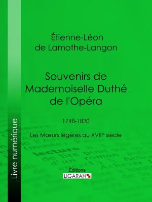 Book cover of Souvenirs de Mademoiselle Duthé de l'Opéra