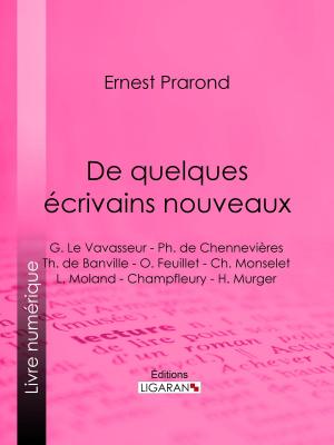 Cover of the book De quelques écrivains nouveaux by Théophile Gautier, Ligaran