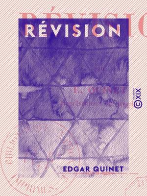 Cover of the book Révision by Arthur Batut
