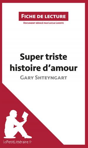 Cover of the book Super triste histoire d'amour de Gary Shteyngart (Fiche de lecture) by Éléonore Quinaux, lePetitLittéraire.fr