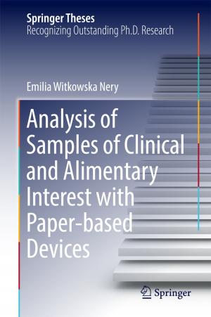 Cover of the book Analysis of Samples of Clinical and Alimentary Interest with Paper-based Devices by Maurizio Gasperini