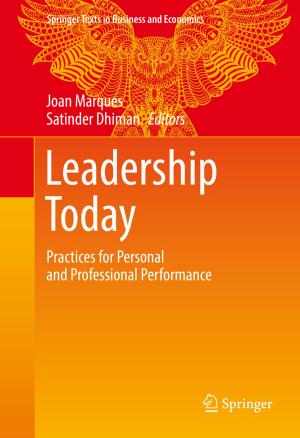 Cover of the book Leadership Today by Riccardo Zecchina, P.R. Kumar, Martin J. Wainwright