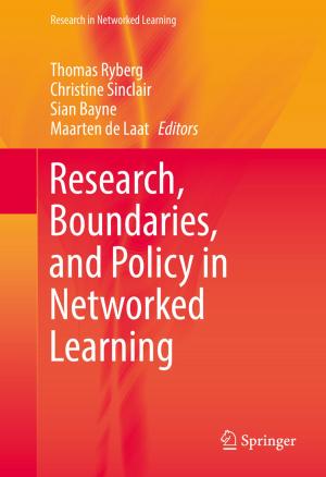 Cover of the book Research, Boundaries, and Policy in Networked Learning by Adam Corner, Jamie Clarke