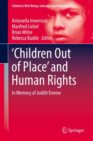 Cover of the book ‘Children Out of Place’ and Human Rights by Marek Bugdol