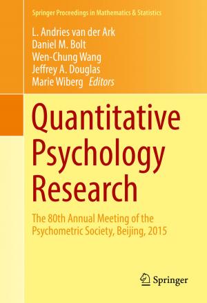 Cover of the book Quantitative Psychology Research by Waldemar Cudny