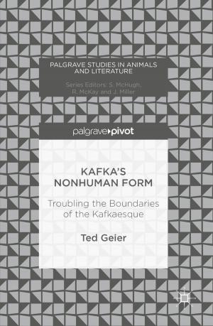 Cover of the book Kafka’s Nonhuman Form by Wolfgang Schneider
