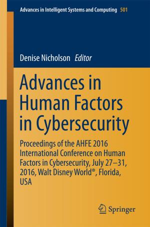 Cover of the book Advances in Human Factors in Cybersecurity by Hong-Sik Hwang