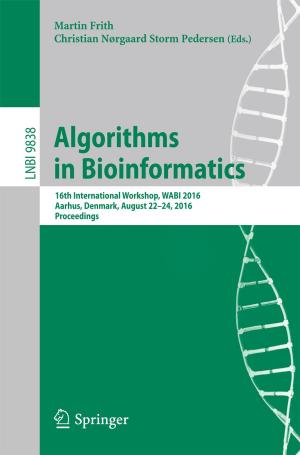 Cover of the book Algorithms in Bioinformatics by Dietrich Jung