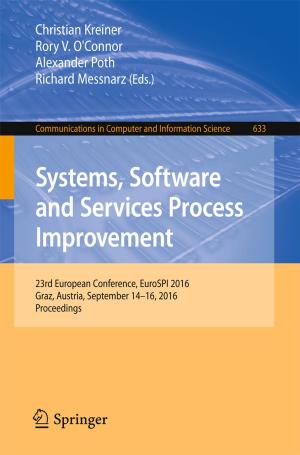 Cover of the book Systems, Software and Services Process Improvement by Jan-Peter Ferdinand