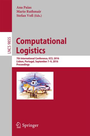 Cover of the book Computational Logistics by Sebastian Văduva