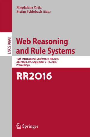 Cover of the book Web Reasoning and Rule Systems by Ricardo F. Crespo