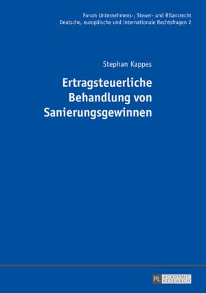 Cover of the book Ertragsteuerliche Behandlung von Sanierungsgewinnen by Tricia Hansen-Horn, Adam E. Horn