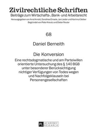 Cover of the book Die Konversion by 