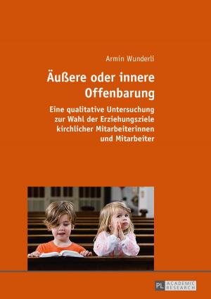 Cover of the book Aeußere oder innere Offenbarung by Julien C. Mirivel
