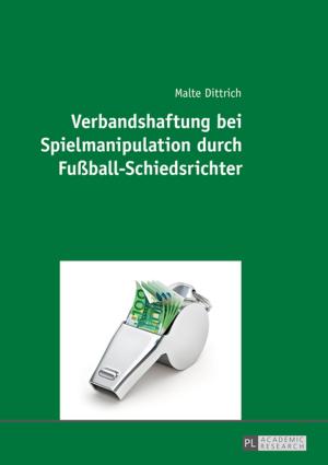 Cover of the book Verbandshaftung bei Spielmanipulation durch Fußball-Schiedsrichter by 